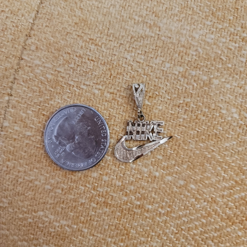 Genuine Nike 14K Gold Pendant